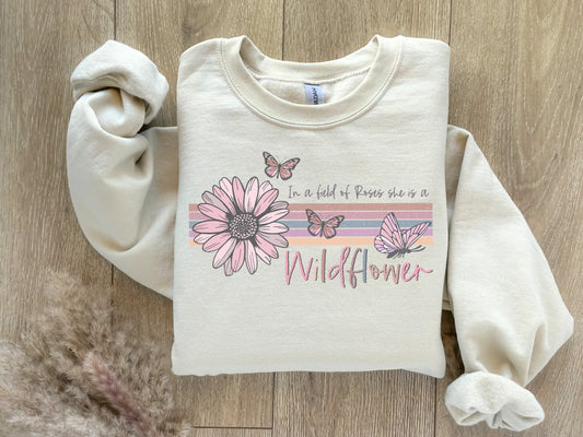 She’s A Wild Flower Sweatshirt